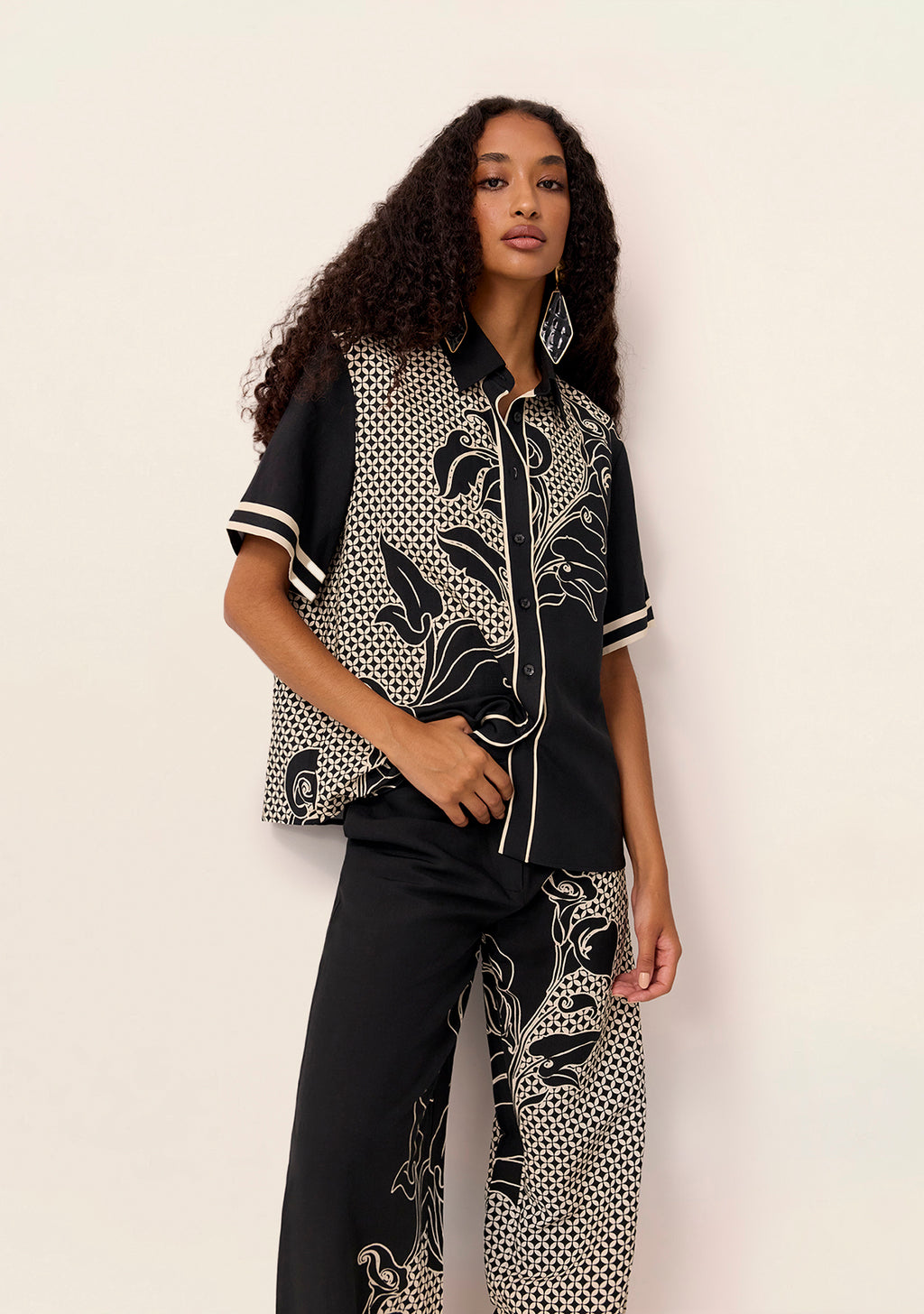 MOS The Label Lily Shirt in Print