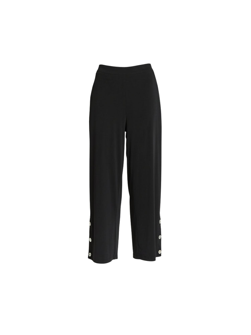 Clarity Traveller Button Hem Pant - Black in Black