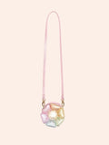 HUXBABY RAINBOW FLOWER BAG in MULTI METALLIC