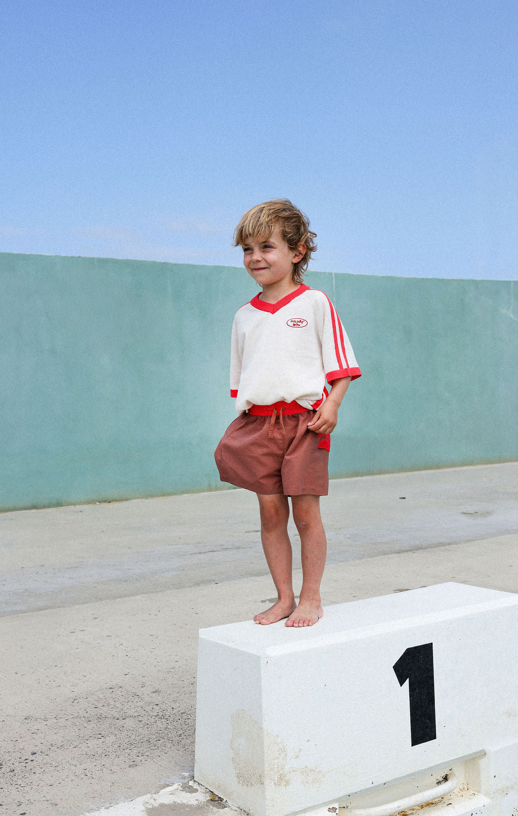 Grown Palm Tree Swim Shorts - Teddy in Single