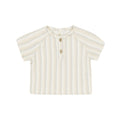 Quincy Mae - Short Sleeve Zion Shirt - Summer Stripe (QMS25)