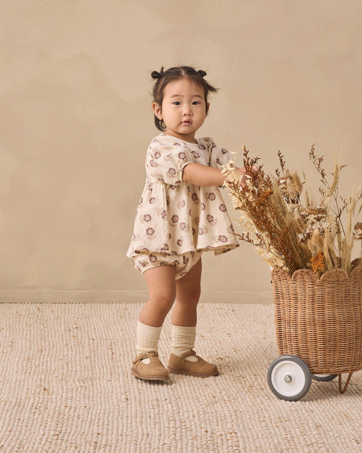 Quincy Mae Francy Set Fall Floral in NATURAL