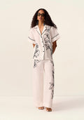 MOS The Label Lily Embroidery Shirt in Ivory