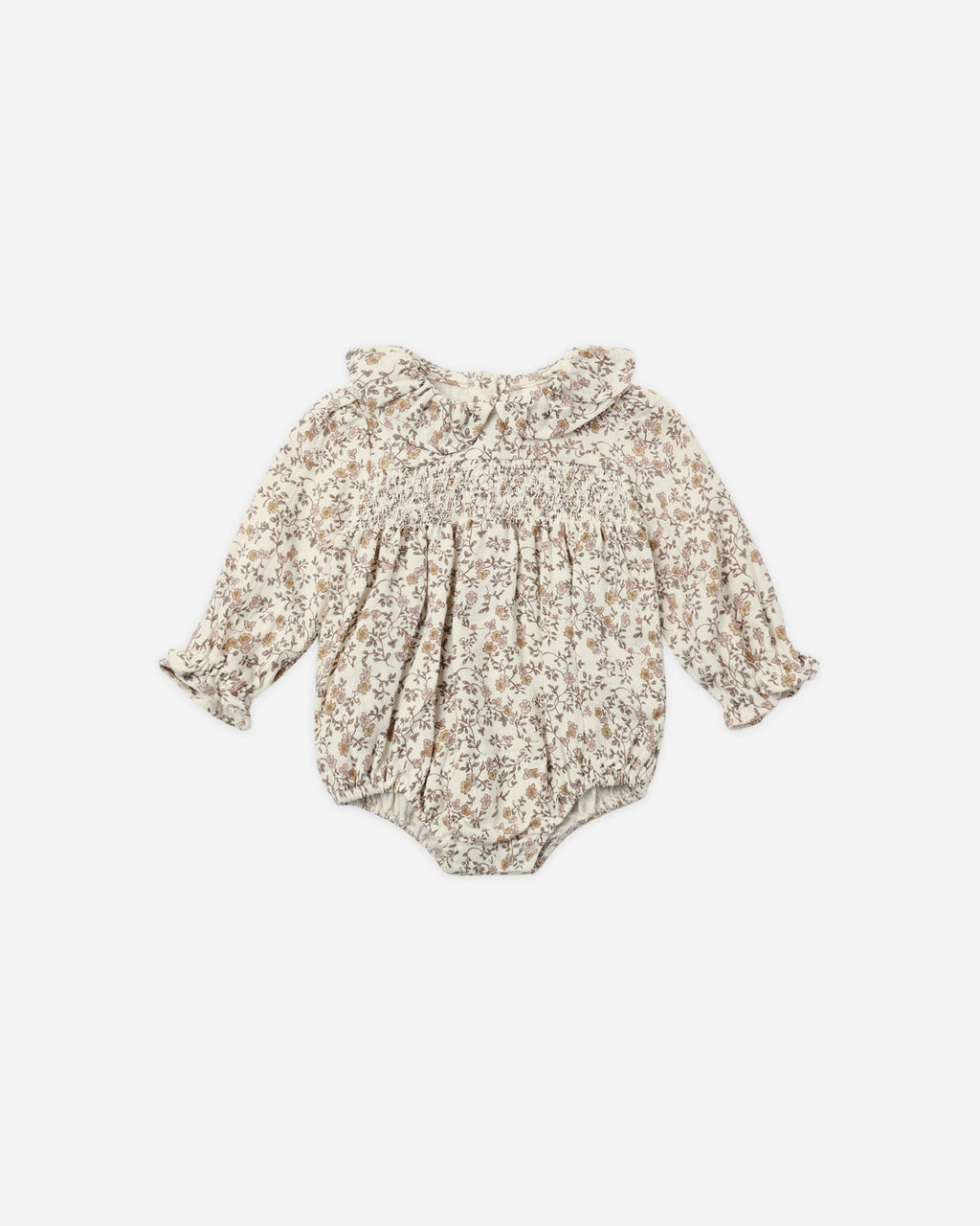 Quincy Mae Callie Romper Posy in IVORY
