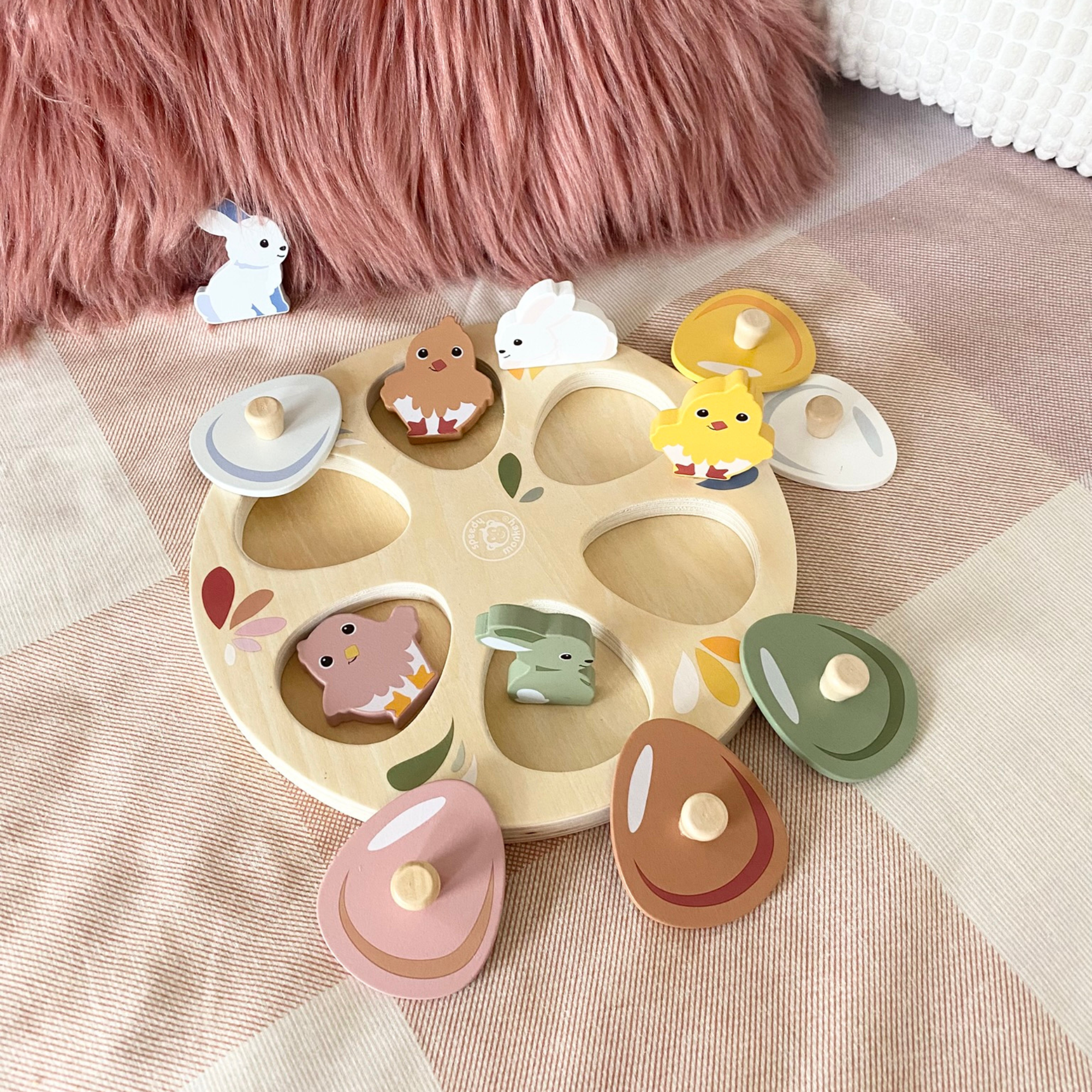 Speedy Monkey Garden Surprise Puzzle - Chicks & Bunnies in Single