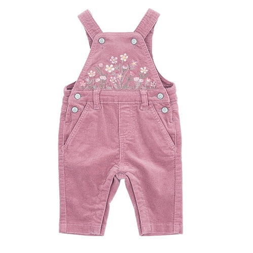 Bebe - Flossy Embroidered Cord Overalls (BW25)