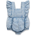 Aster & Oak - Light Denim Rainbow Playsuit