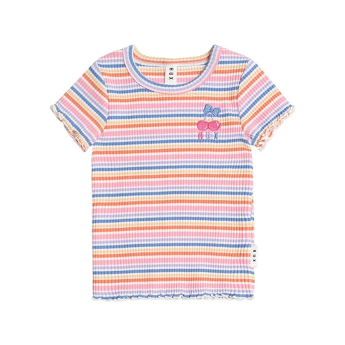 HUX - Rainbow Rib Tee (Jetsetter)