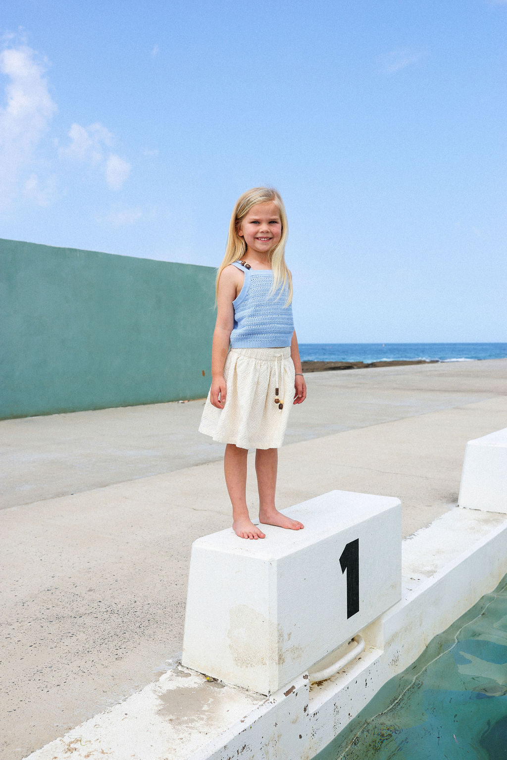 Grown Organic Knitted Bead Top - Bubble in Single