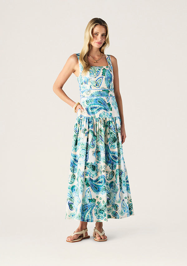Mos The Label Opaline Print Maxi Dress in Opaline Print