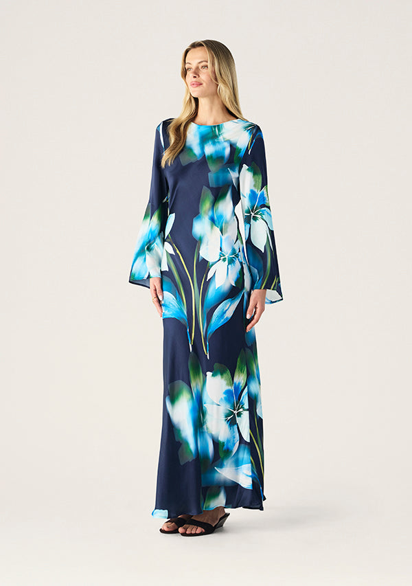 Mos The Label Bloom Maxi Dress in Bloom Print