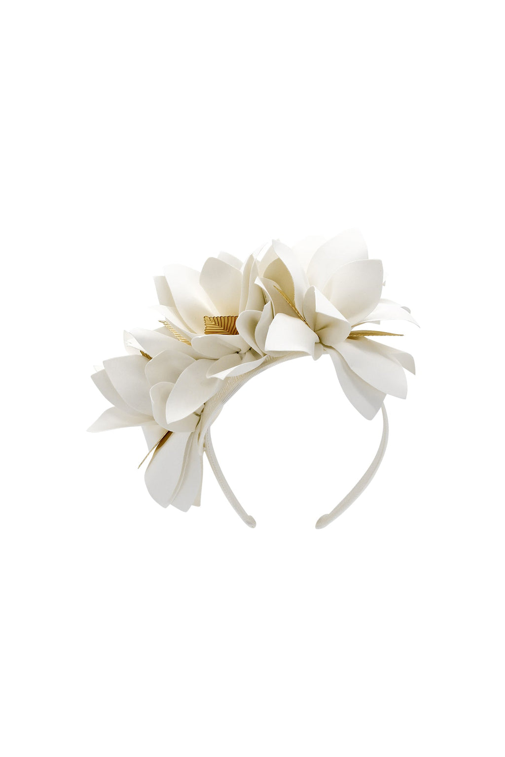 Morgan & Taylor Devon Headpiece in White in white