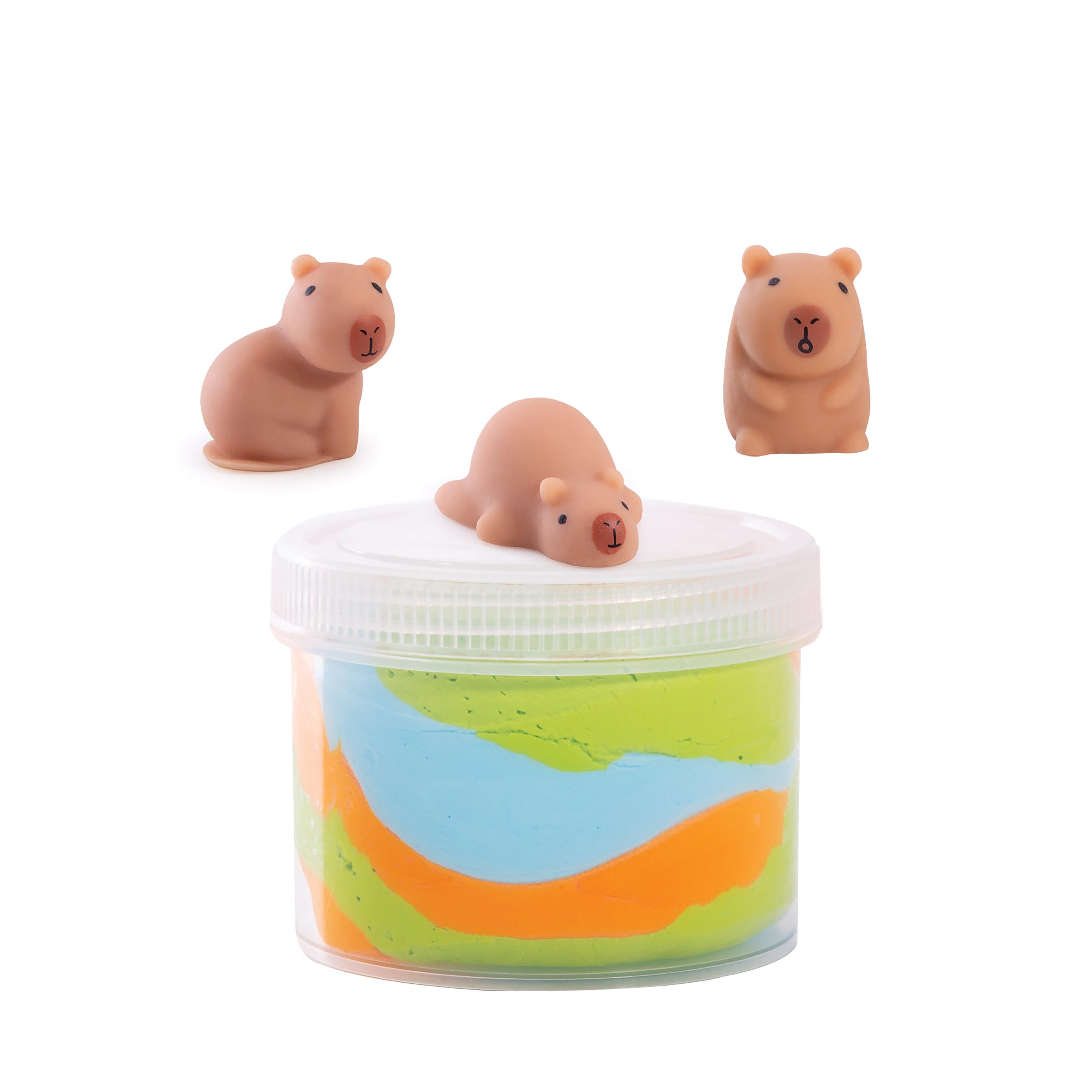 Discovery Zone Discovery Zone Buttery Putty - Capybara CDU 12pcs/3 Assorted in Default Title