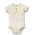 Wilson & Frenchy - Bee Mine Organic Henley Bodysuit (WFS25)