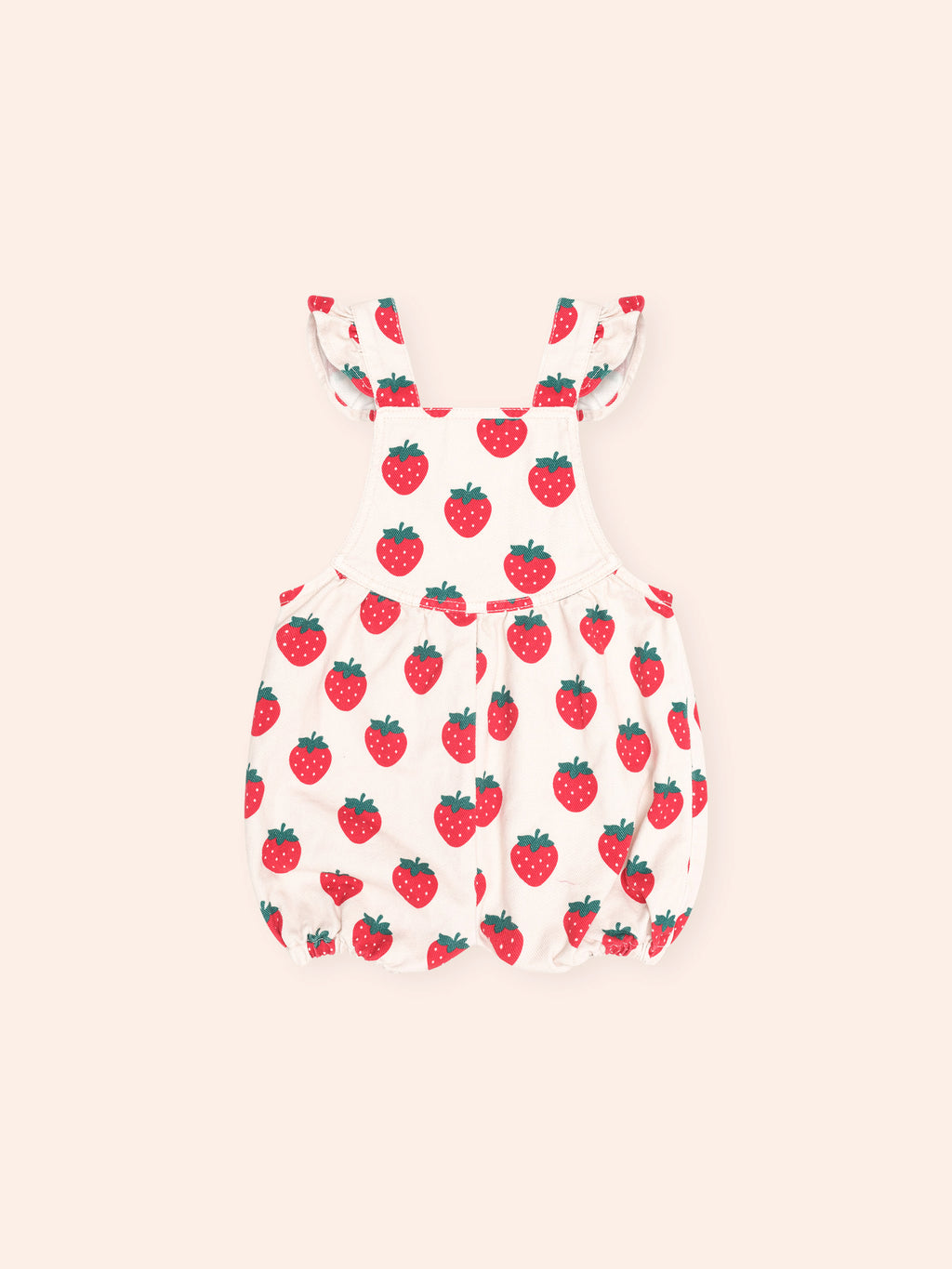 HUXBABY STRAWBERRY BUBBLE ROMPER in MULTI STRAWBERRY