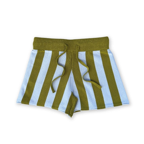 Grown - Vertical Stripe Knit Short - Ocean&Leaf (HOL25)