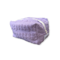 Grown Bubble Terry Towelling Pouch - Mauve in Single