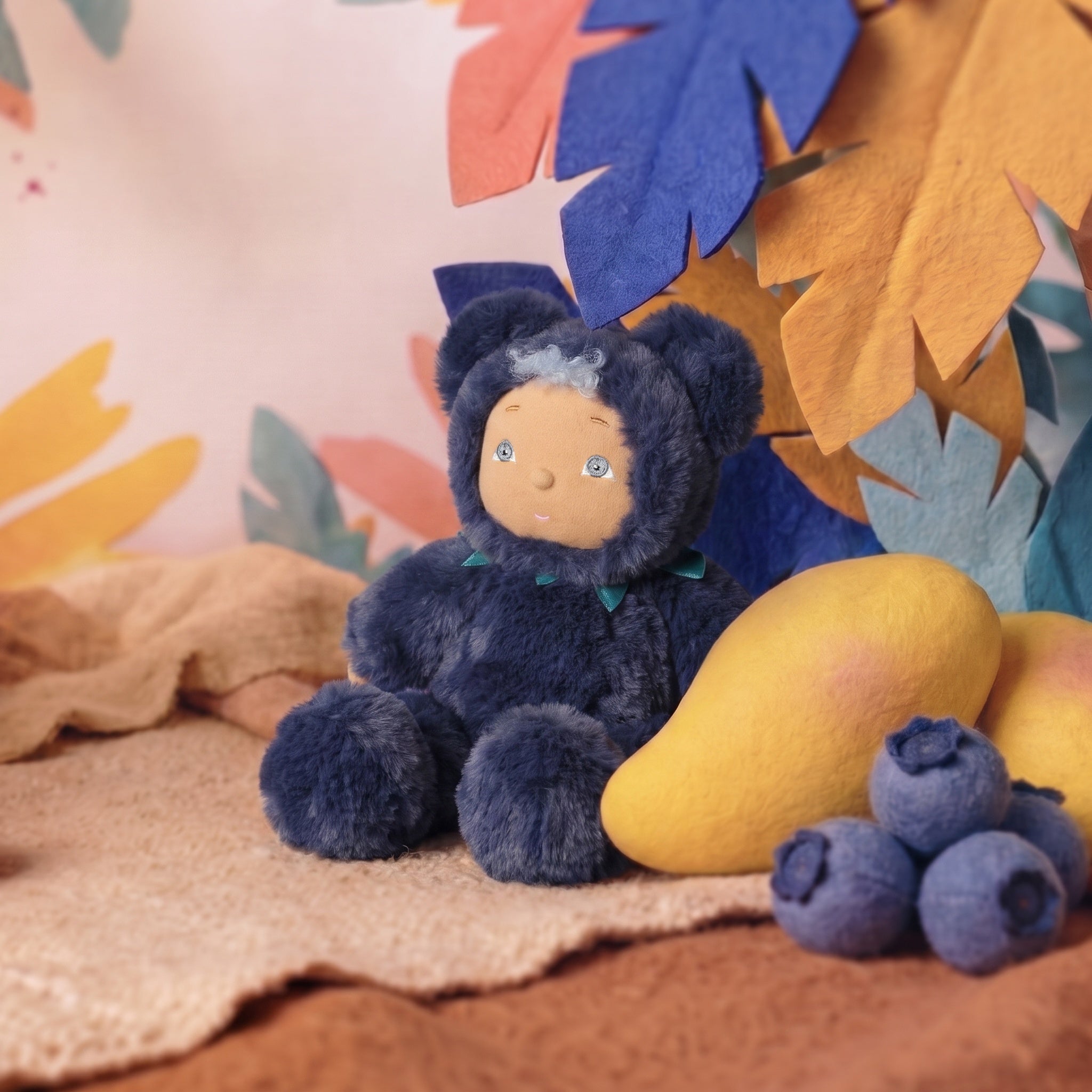 Olli Ella Cozy Dinkum - Blueberry Bear in Default Title