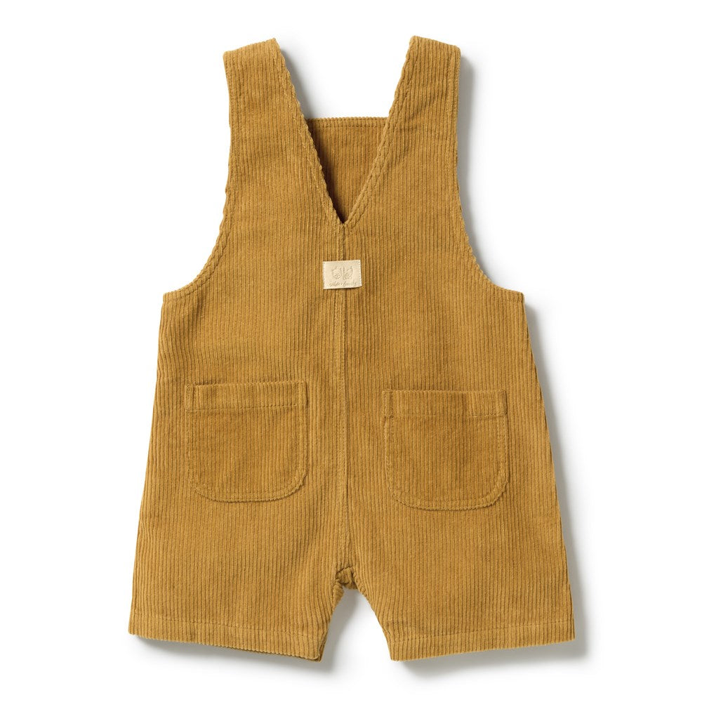 Wilson and Frenchy Amber Glow Organic Cord Overall in Amber Glow