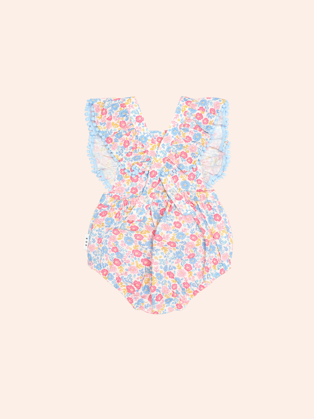 HUXBABY VINTAGE FLORAL PLAYSUIT in MULTI