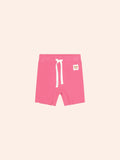 HUXBABY CHERRY RIB BIKE SHORT in CHERRY
