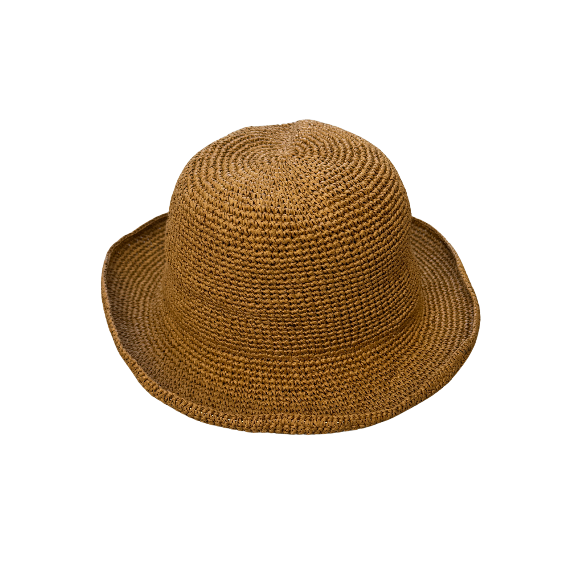 Grown Crochet Adjustable Hat - Natural in Default Title