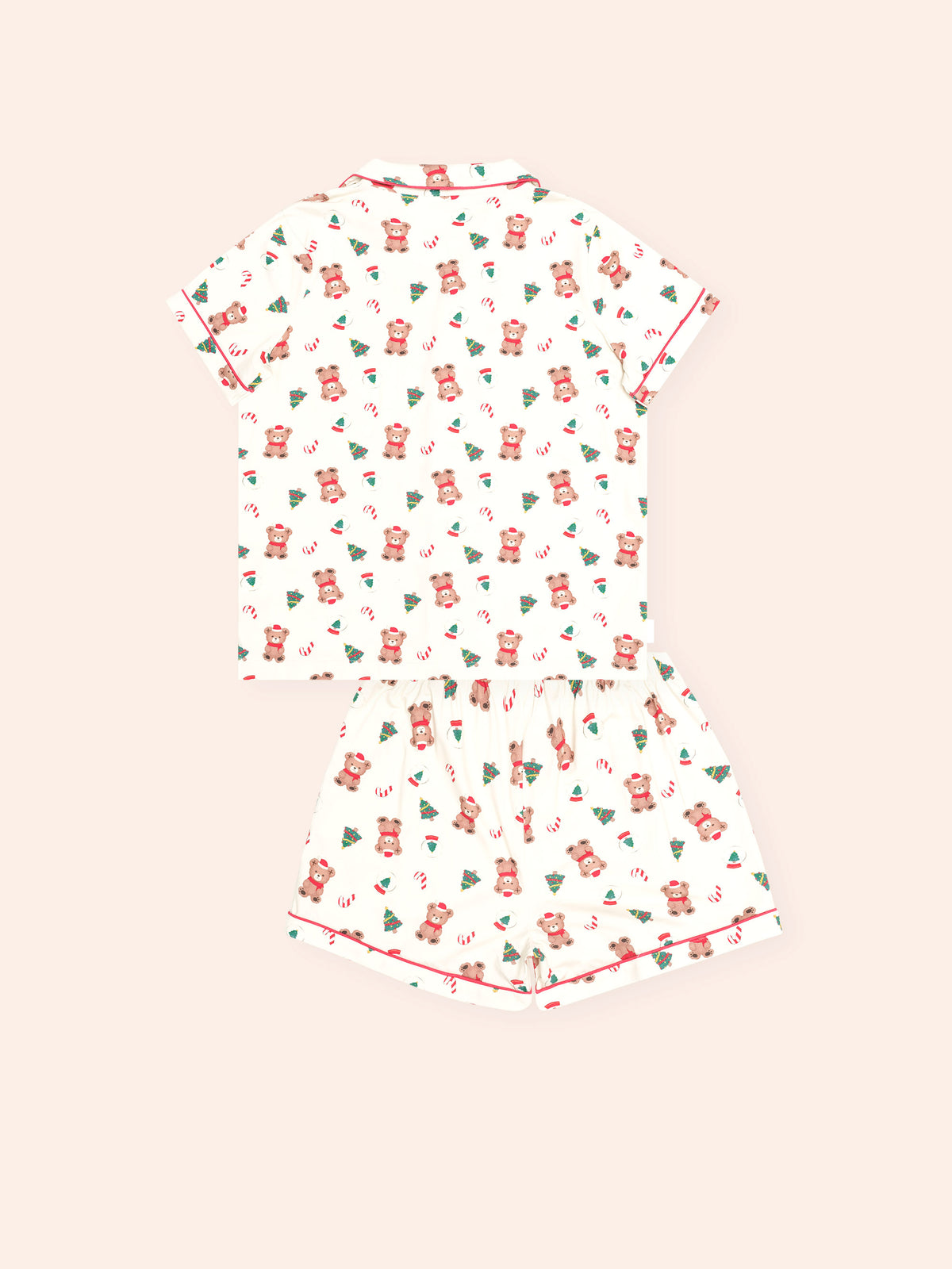 HUXBABY FESTIVE HUX ADULT PJ SET in EGGNOG