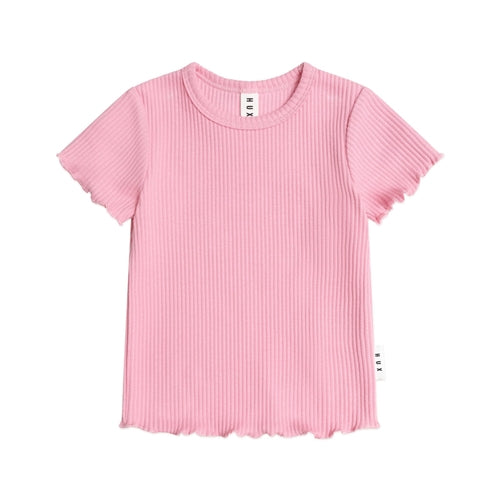 HUX - Pink Rib Tee (Jetsetter)