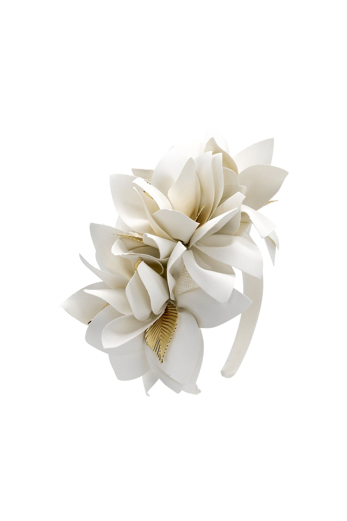 Morgan & Taylor Devon Headpiece in White in white