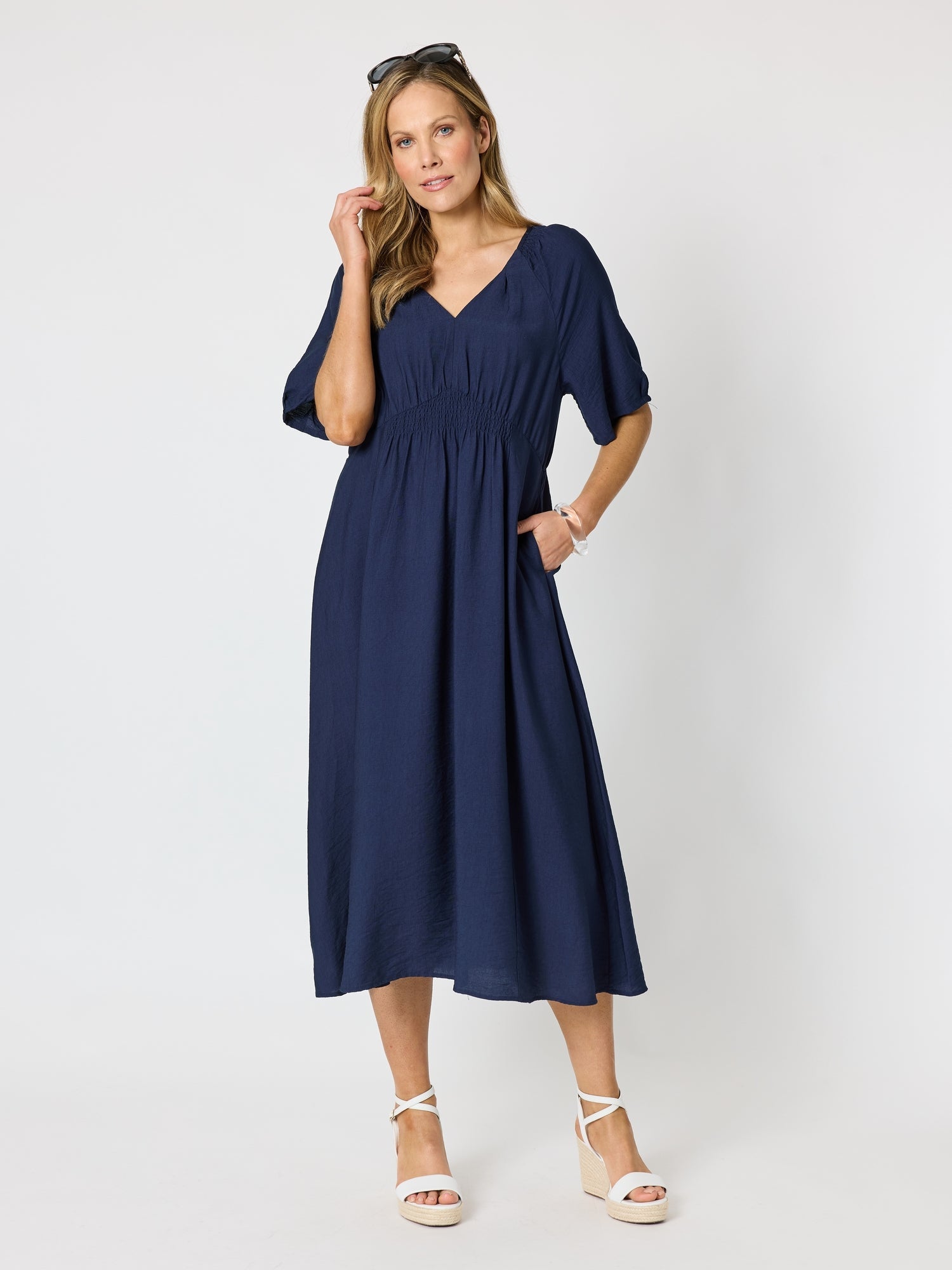 Clarity Marina Dress - Navy in Navy