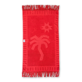 Grown Bubble Terry Towelling Beach Towel - Fiesta in Single