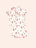 HUXBABY FESTIVE HUX PJ SET in EGGNOG