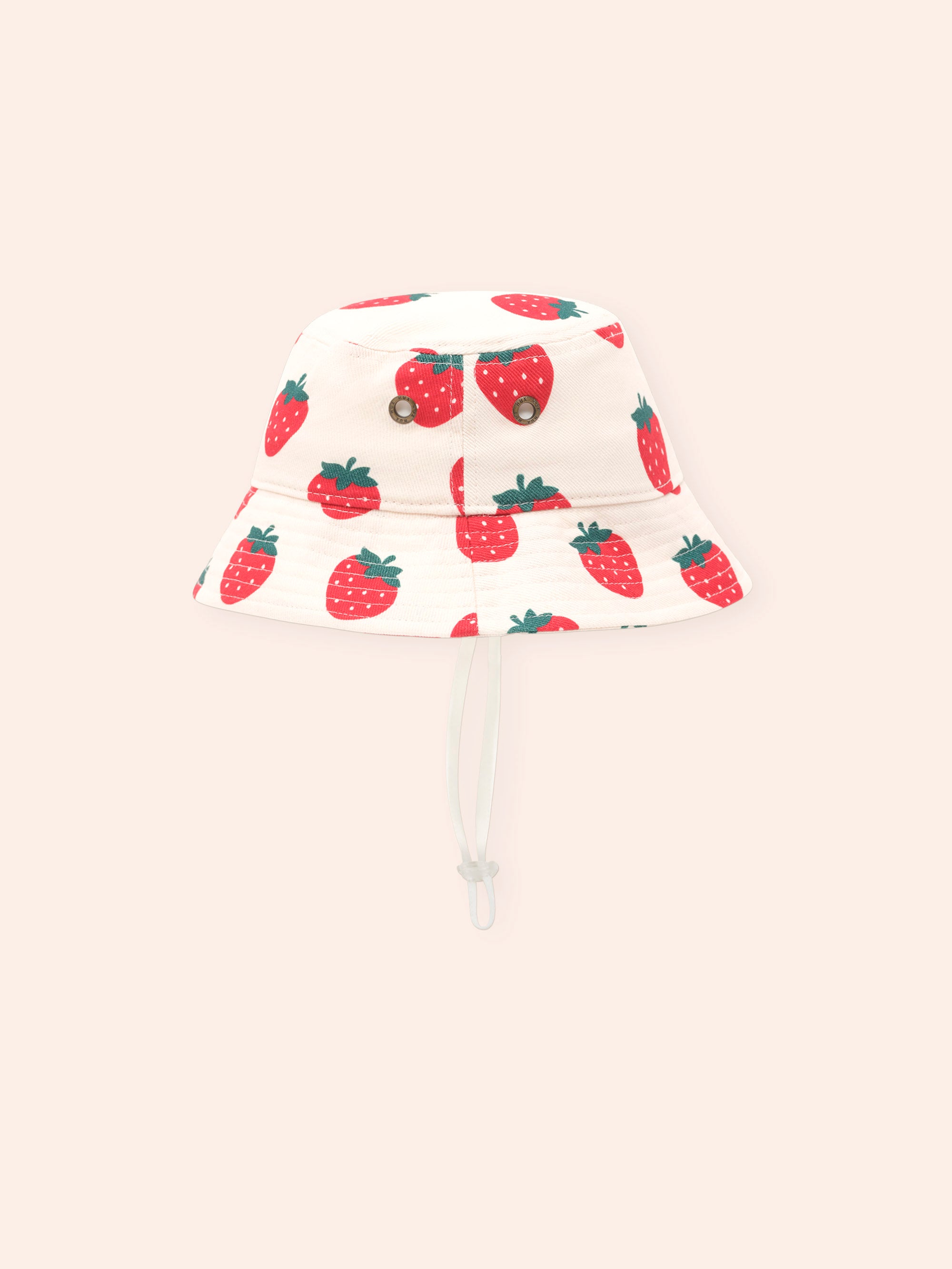 HUXBABY STRAWBERRY BUCKET HAT in MULTI STRAWBERRY