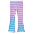 Milky - Lilac Stripe Rib Flared Legging (MS25)