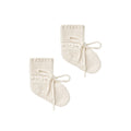 Quincy Mae - Knit Booties - Natural (QM24)