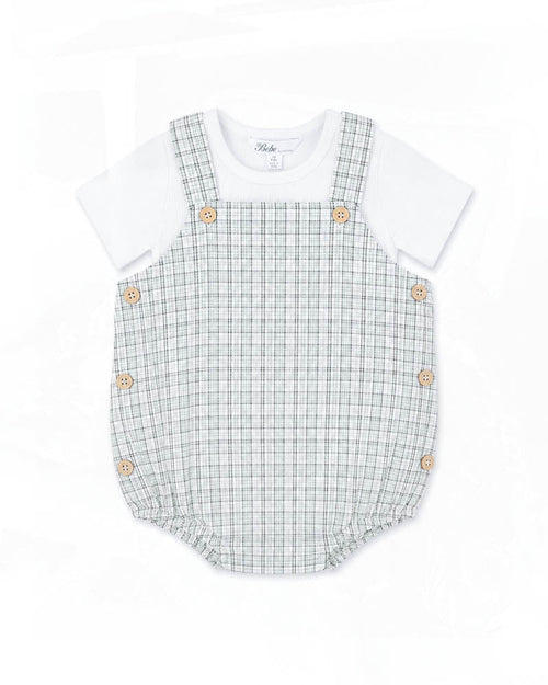 Fox & Finch TAYLOR CHECK BODYSUIT & TEE SET in Single