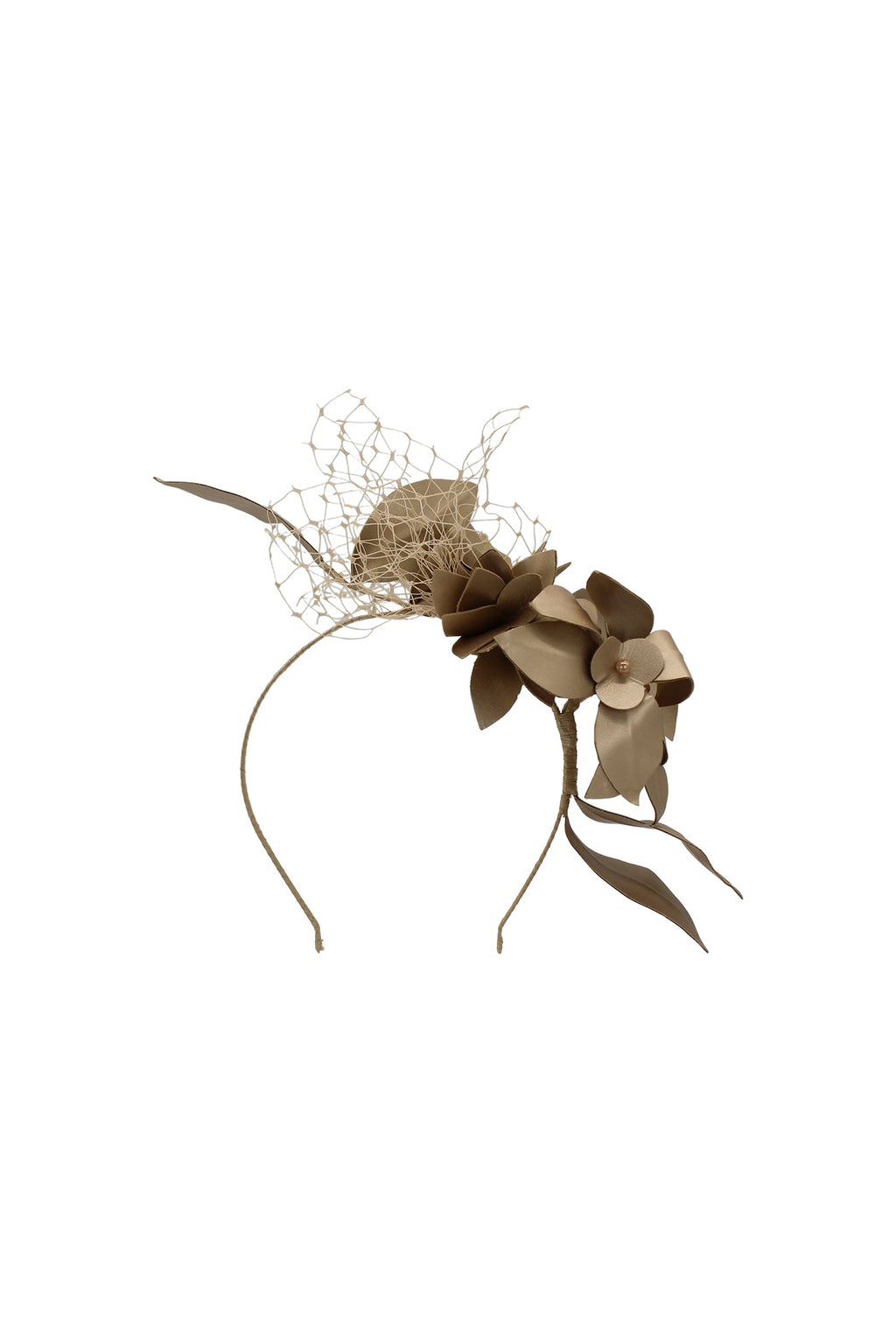 Morgan & Taylor Dulcie Fascinator in Gold in gold