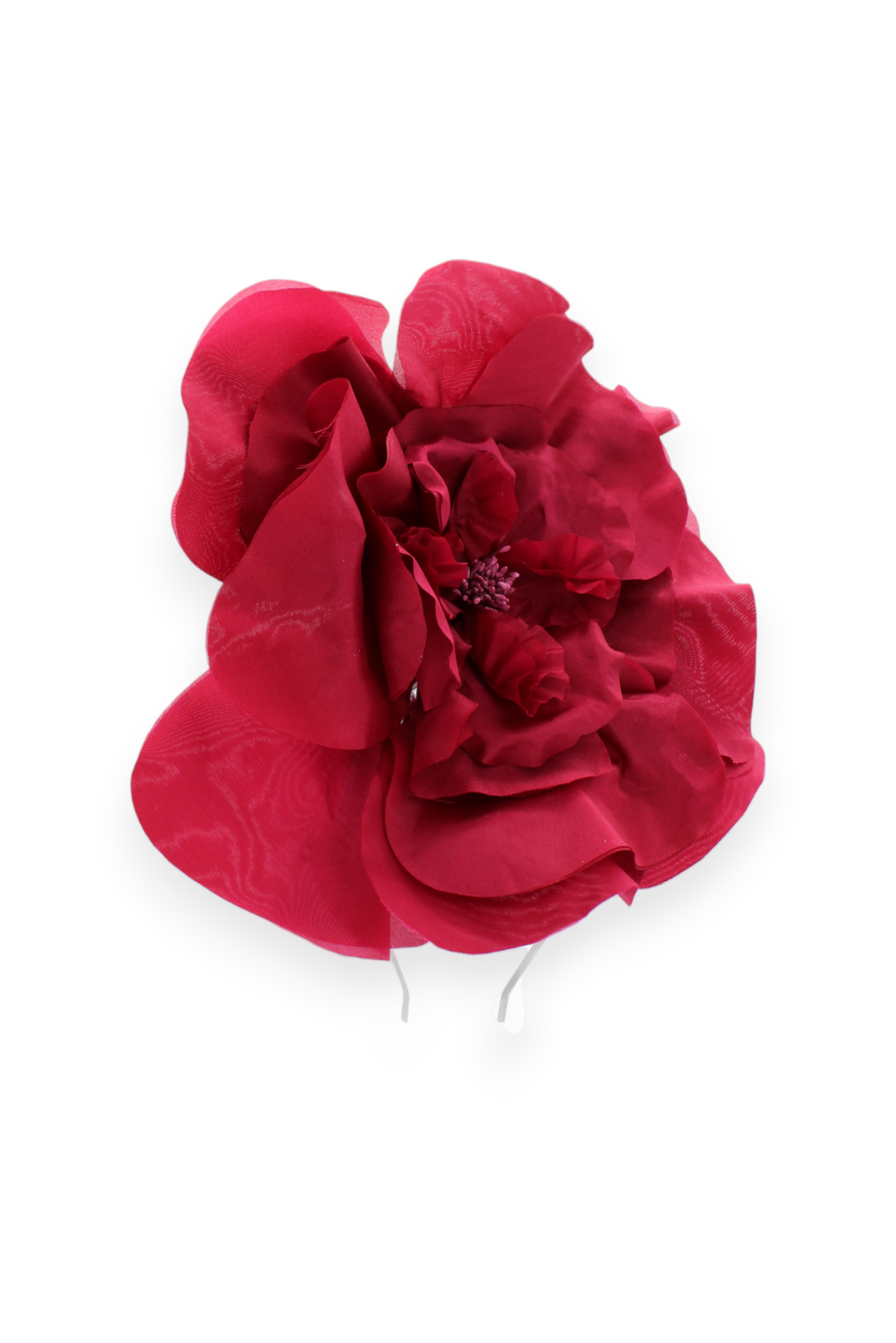 Morgan & Taylor Cindy Fascinator in Burgundy Red in burgundy red