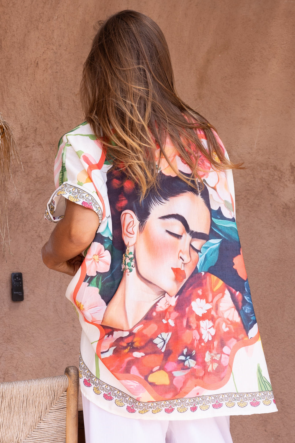 LA SOFIA VLST610 (251020) - SOLE BUTTON UP SHIRT -  FLAMINGO BAY in Flamingo Bay