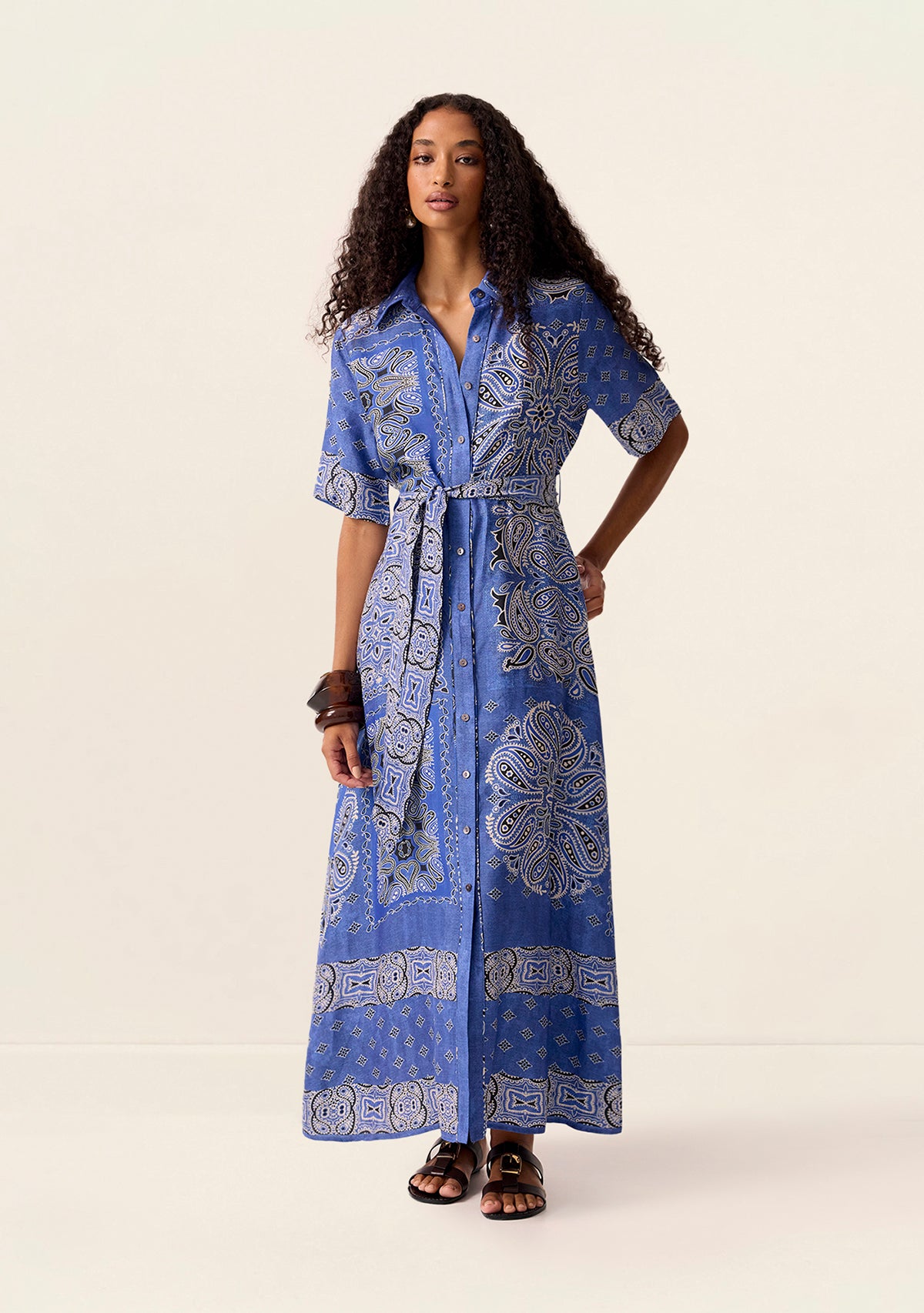 MOS The Label Zadie Shirt Dress in Print