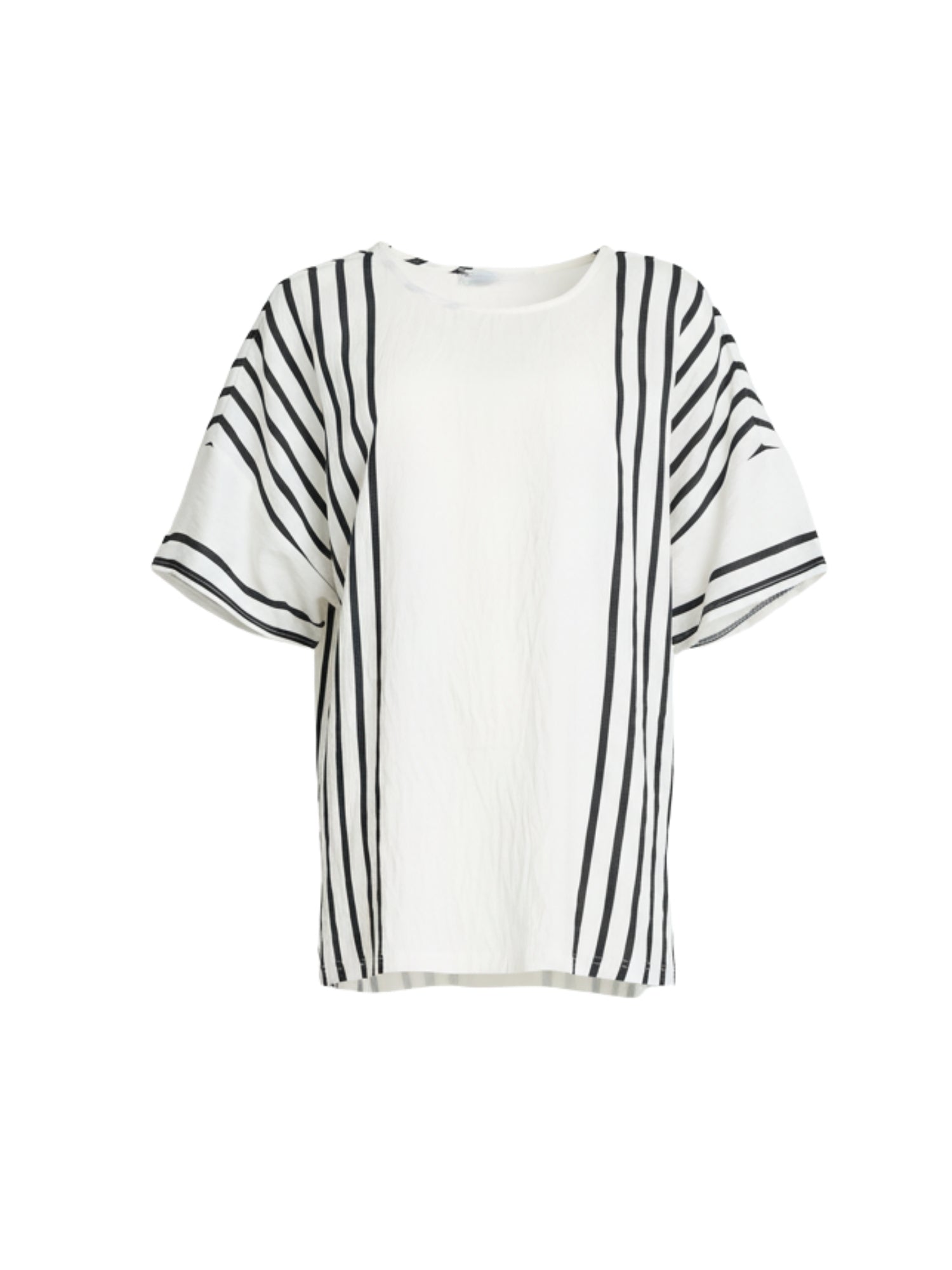 Clarity Sevilla Stripe Top - White/Black in White/Black