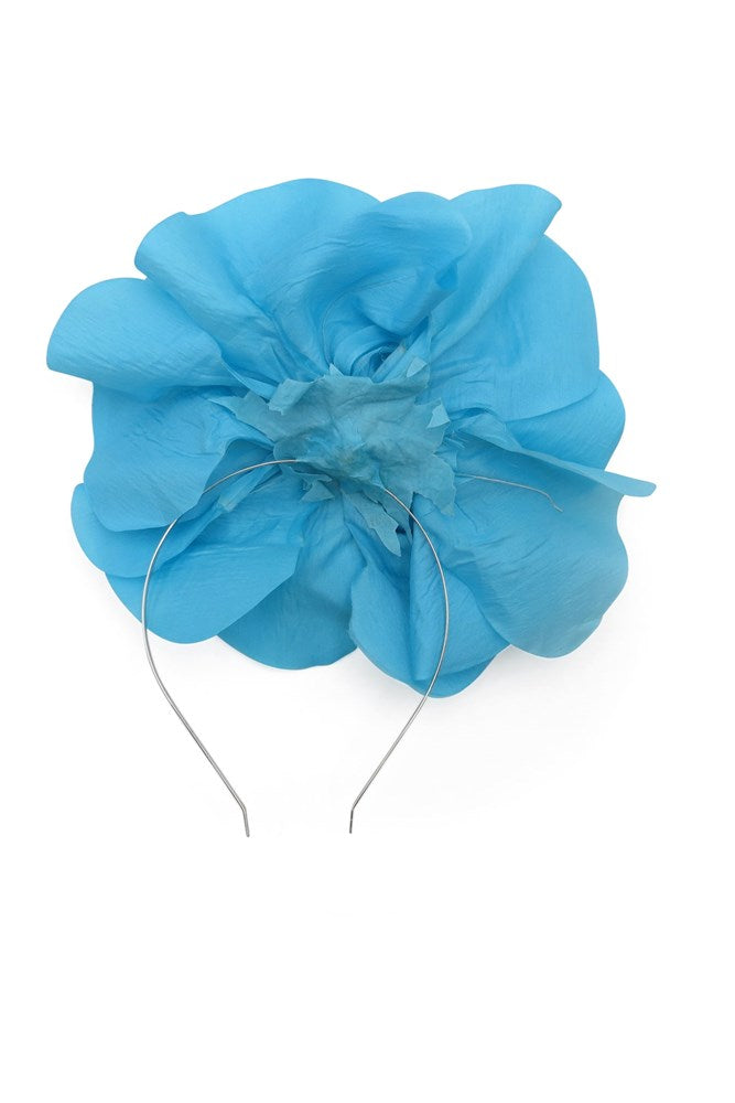 Morgan & Taylor Cindy Fascinator in Aqua in teal