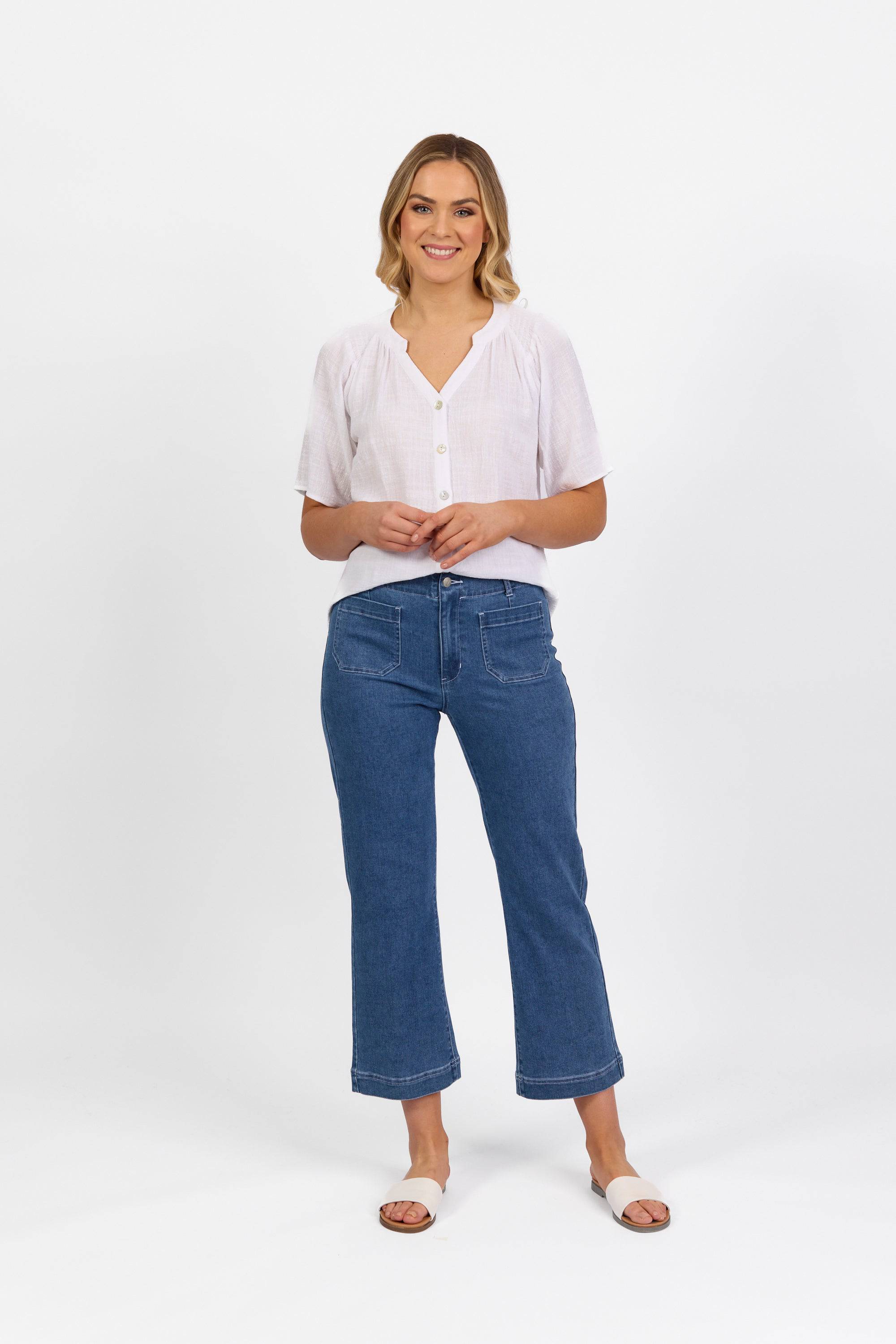 Vassalli Daily Jean - Blue Hue Denim in Blue Hue Denim