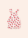 HUXBABY STRAWBERRY BUBBLE ROMPER in MULTI STRAWBERRY