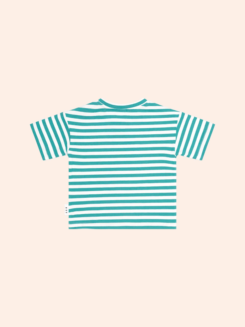 HUXBABY Vacay Hux Slouchy Tee in VINTAGE GREEN/ALMOND MILK