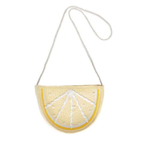 ACORN - Lemon Segment Straw Bag