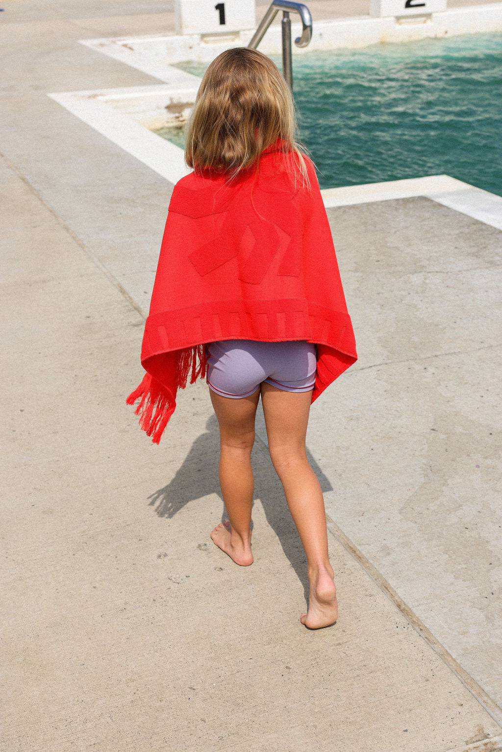 Grown Bubble Terry Towelling Beach Towel - Fiesta in Single