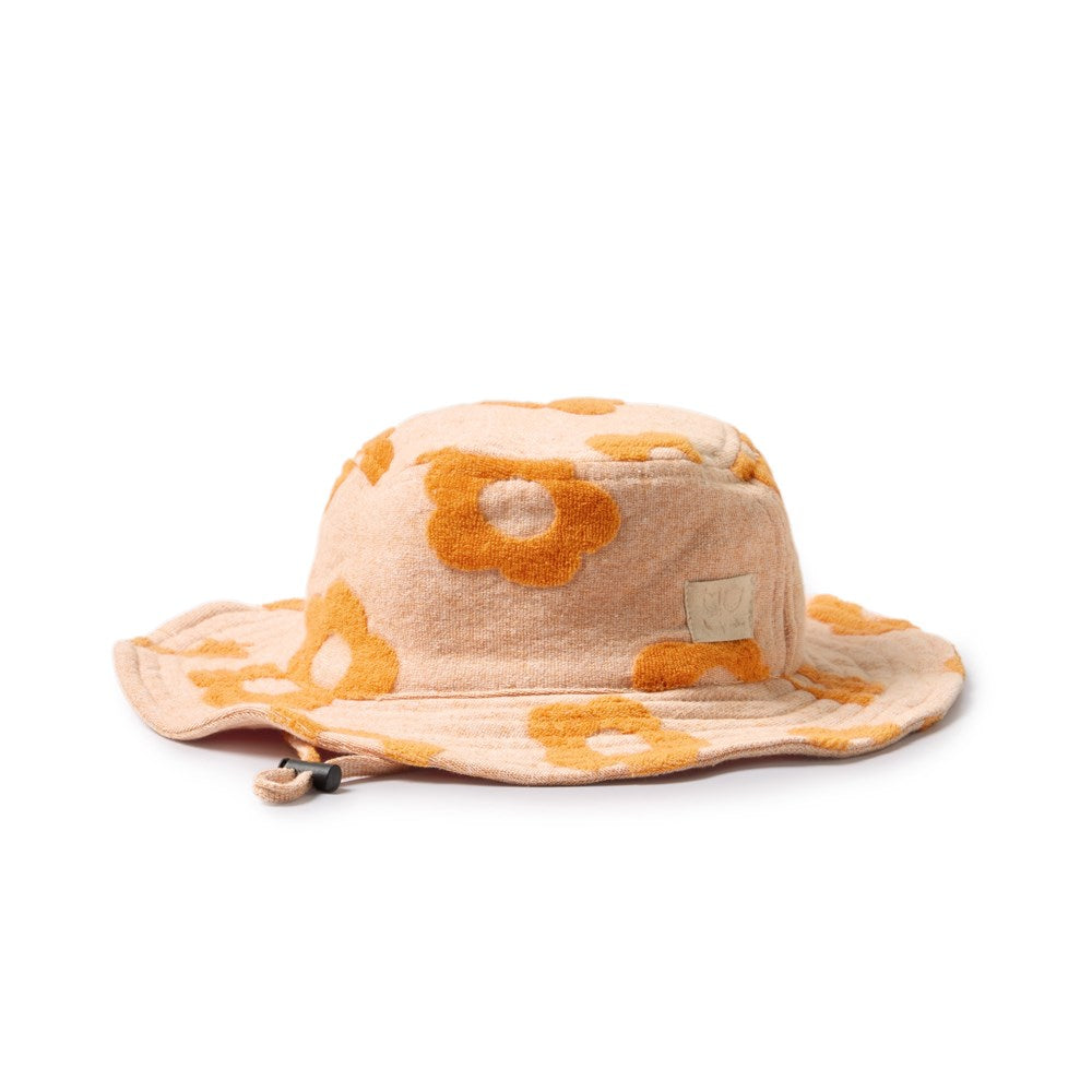 Wilson and Frenchy Daisy Glow Organic Terry Sun Hat in Daisy Glow
