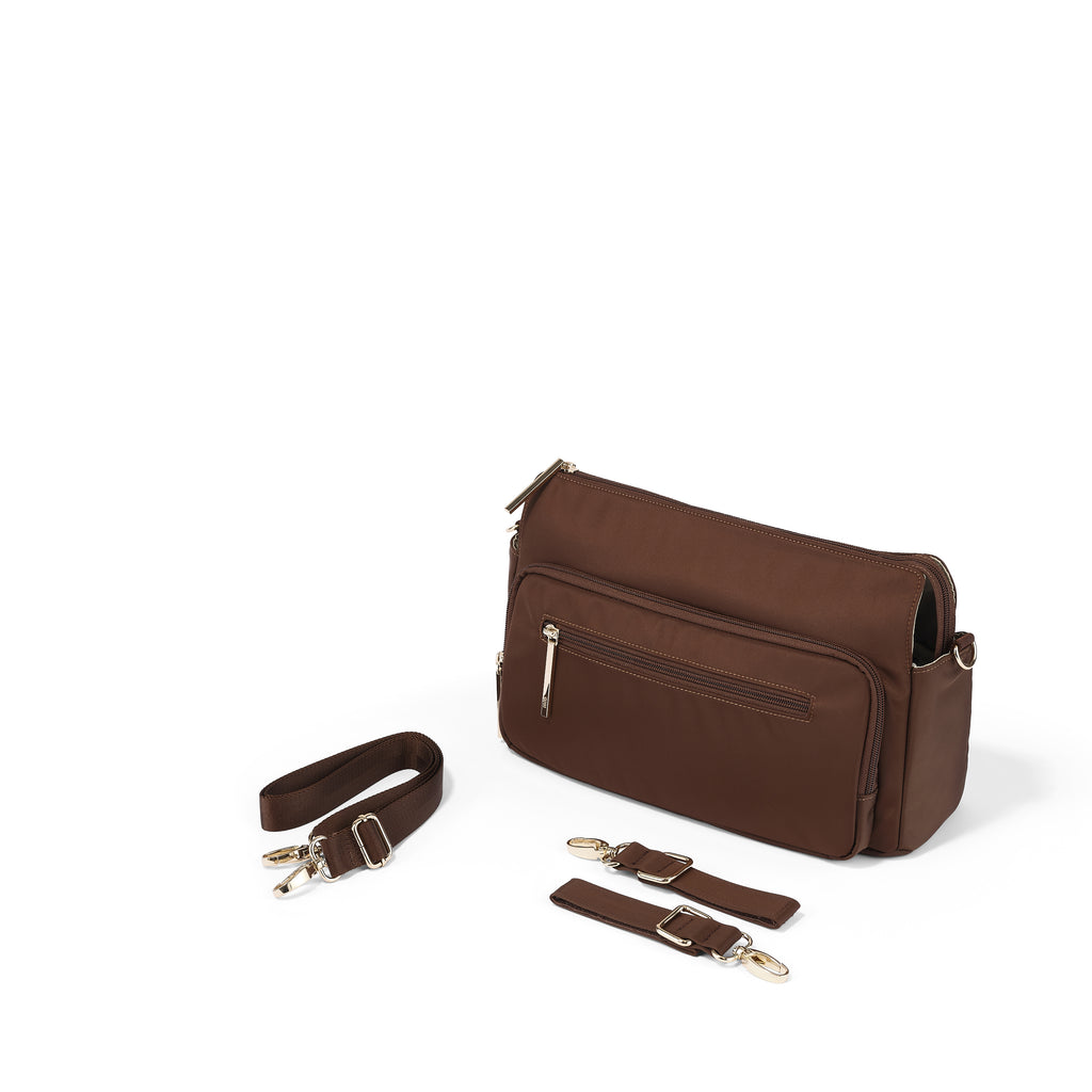 OIOI - multitasker Pram Caddy - Chocolate Nylon
