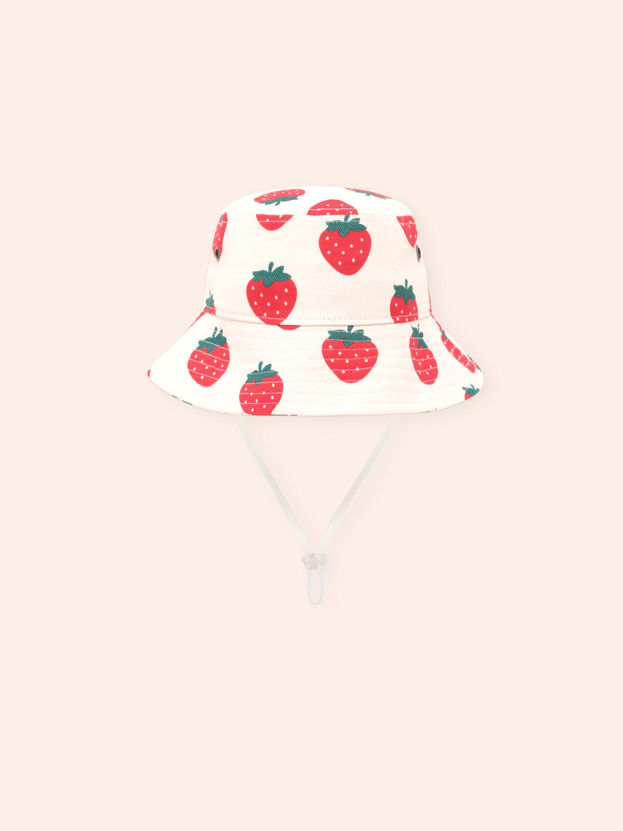 HUXBABY STRAWBERRY BUCKET HAT in MULTI STRAWBERRY